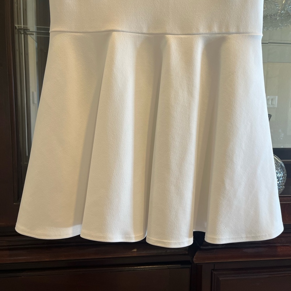 Katie May White Mermaid Spaghetti Strap Sweetheart Neckline Midi Dress Small - Picture 5 of 15